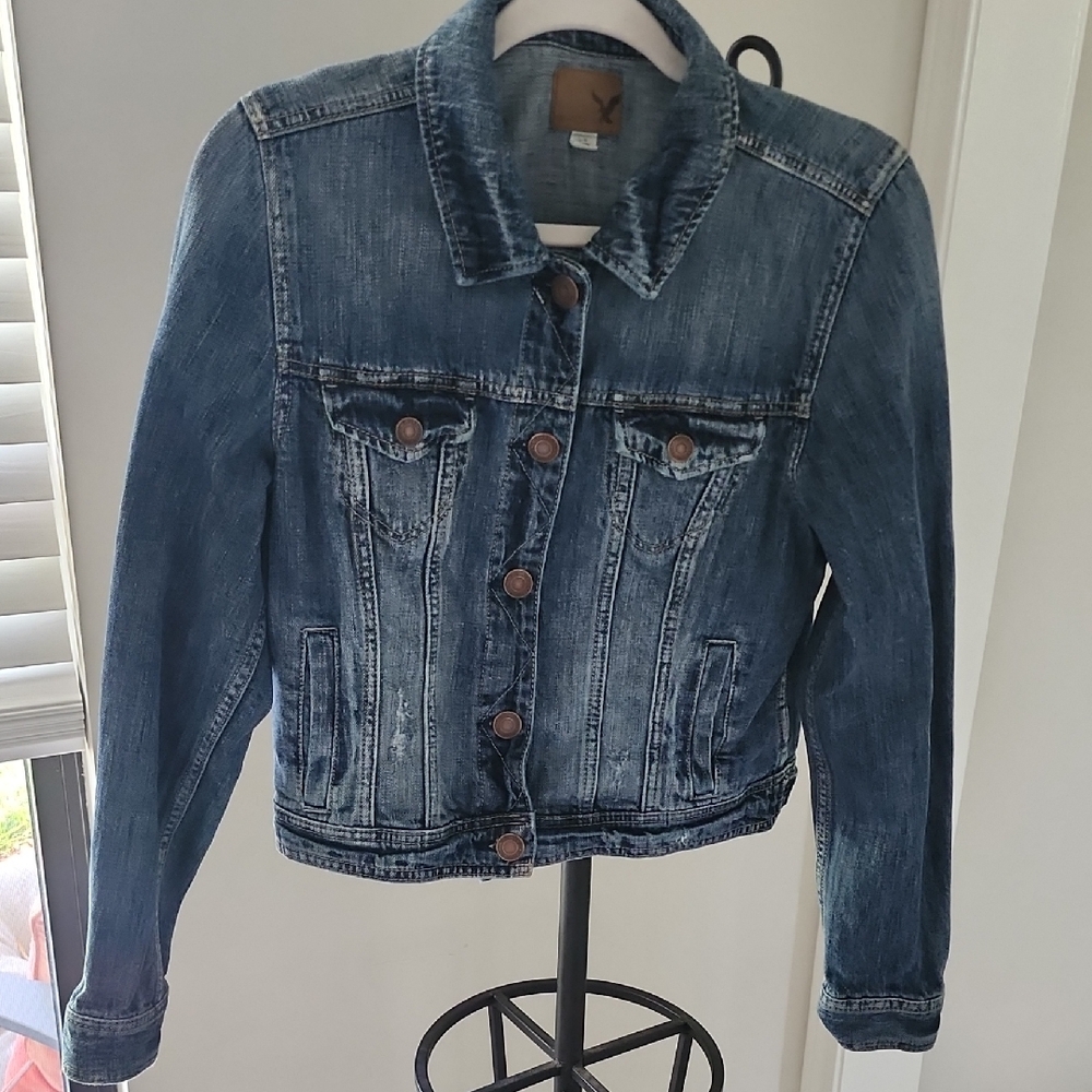 American Eagle Outfitters Blue Jean Jacket